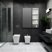 Безобідковий підвісний унітаз Koller Pool Kvadro 1810560198 (KR-0530-RQ, воронкоподібний, з сидінням), Колір виробника: білий глянець, фото , изображение 3