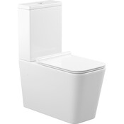Безободковый унитаз-компакт Koller Pool Kvadro 1810550199 (KR-0675-RC-C+KR-0675-RC-T, с сиденьем), фото 
