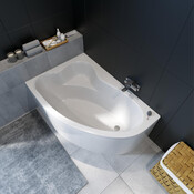 Акриловая ванна Koller Pool Nadine New NADINENEW150X100L (150x100 см, левосторонняя), Доступные размеры: 150 x 100 L, фото 2