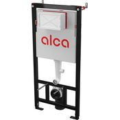 Комплект унитаз с инсталляцией 4 в 1: подвесной унитаз с сиденьем Koller Pool Round RN-0520-RW + инсталляция AlcaPlast AM101/1120 + клавиша смыва AlcaPlast M670 + звукоизоляционная прокладка, Цвет производителя: белый матовый, фото 6