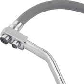 Смеситель для кухни Kroner KRP Edelstahl Klassisch ESG03817GRA (нержавейка/серый, c гибким изливом и подключением питьевой воды), Цвет производителя: нержавейка, серый, фото 6