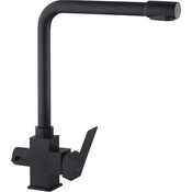 Смеситель для кухни Kroner KRP Edelstahl Kubus SCH03810 (черный матовый, c подключением питьевой воды), фото 3