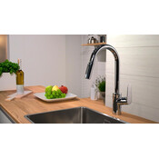 Смеситель для кухни Hansgrohe Focus 31815000 (хром, с выдвижной лейкой), Цвет производителя: хром, фото 2