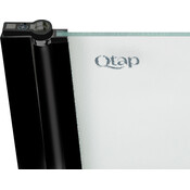 Штора на ванну Qtap Standard Black STDBLM407513APL (75x130 см, скло матове, профіль чорний), Доступні розміри: 75 x 130, Колір виробника: чорний, фото , изображение 5