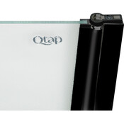 Штора на ванну Qtap Standard Black STDBLM407513APR (75x130 см, скло матове, профіль чорний), фото , изображение 5