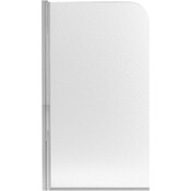 Штора на ванну Qtap Standard Chrome STDCRM407513APL (75x130 см, скло матове, профіль хром), Доступні розміри: 75 x 130, Колір виробника: хром, фото 