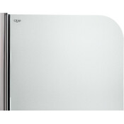 Штора на ванну Qtap Standard Chrome STDCRM407513APL (75x130 см, скло матове, профіль хром), Доступні розміри: 75 x 130, Колір виробника: хром, фото , изображение 5