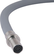 Смеситель для кухни Lidz Aria 020F3 Grey/Nickel LDARI020F3GNK39211 (серый/никель, c гибким изливом и подключением питьевой воды), Цвет производителя: серый, никель, фото 6