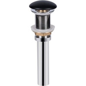Умивальник Qtap Tern Black Matt QT172074MBMBN47300 (49x38 см, чорний матовий, з донним клапаном), Доступні розміри: 49 x 38, Колір виробника: чорний матовий, фото , изображение 5