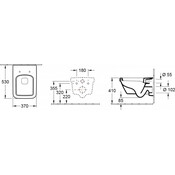 Унитаз подвесной Villeroy & Boch Architectura 5685HR01, фото 5