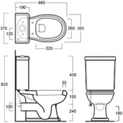 Унітаз-компакт Simas Arkade AR831+AR822 (без сидіння), фото , изображение 4