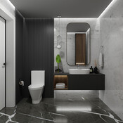 Безободковый унитаз-компакт Koller Pool Twist 1878550199+1050680199 (TW-0610-RC-C+TW-0610-RC-T+KP-6001, с сиденьем и гибкой подводкой), фото 3