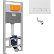 Инсталляция для унитаза 3 в 1 Imprese I-Frame i9120W (с клавишей смыва и креплением к стене), фото 