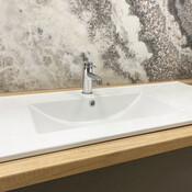 Умывальник VBI Ferrara 120 White Glossy VBI-018031 (120x46 см, белый глянцевый, с крылом), Доступные размеры: 120 x 46, Цвет производителя: белый глянец, фото 4
