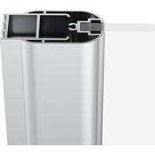 Душевая кабина Ravak Chrome CRV1-80+CPS-100 (1QV40U01Z1SET80CPS100, 80x100 см, стекло прозрачное, профиль сатин), Доступные размеры: 80 x 100, Цвет производителя: прозрачное стекло, отделка сатин, фото 4