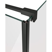 Душевая кабина Ravak Cool! COSD1-90+COPS-100 (X0VV70300Z1SET90COPS100, 90x100 см, стекло прозрачное, профиль черный), Доступные размеры: 90 x 100, Цвет производителя: прозрачное стекло, отделка черная, фото 2