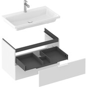 Умывальник Ravak Comfort 800 XJX01280001 (80x46 см, белый глянцевый), Доступные размеры: 80 x 46, Цвет производителя: белый глянец, фото 3