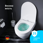 Безобідковий підвісний унітаз Am.Pm Spirit FlashClean C701700WH (без сидіння), фото , изображение 4