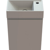 Тумба Snail Монтана з умивальником Snail Естель 400КМ152A100 (40 см, біла глянсова, підвісна), фото , изображение 4