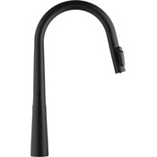 Смеситель для кухни Kroner Element 211569-3801 (черный матовый, с выдвижной лейкой и подключением питьевой воды), Цвет производителя: черный матовый, фото 5