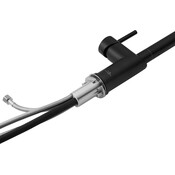 Смеситель для кухни Kroner Element 296569B-3801 (черный матовый, с выдвижной лейкой и подключением питьевой воды), Цвет производителя: черный матовый, фото 6