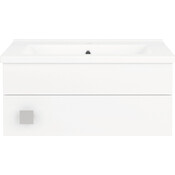 Тумба RJ Atlas с умывальником RJ Jenor RJFU005-10WH (RZJ510, 50 см, белая глянцевая, подвесная), Доступные размеры: 50 x 54, Цвет производителя: белый глянец, фото 3