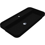 Умывальник Miraggio Ocean 800 Mirastone 8813825 (80x40 см, черный матовый с вкраплением), Доступные размеры: 80 x 40, Цвет производителя: черный матовый с вкраплением, Технология производства: Mirastone, фото 