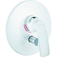 Смеситель скрытого монтажа для ванны Kludi Balance 526509175 (белый, внутренняя часть в комплекте), фото 