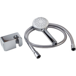 Лейка для душа Kludi Logo 686700500 (однорежимная, с шлангом и держателем), фото 