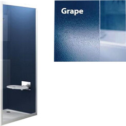 Душевая стенка Ravak Supernova 94040100ZG (80x185 см, стекло матовое, профиль белый), фото 