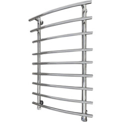 Водяной полотенцесушитель Mario Марио 1.1.0701.01.P (4820111350148, 900x530, хром/белый глянец/черный матовый), фото 