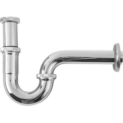 Сифон для умывальника Kludi 102500500 (хром, трубный), фото 