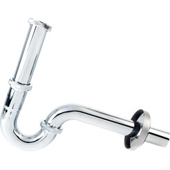 Сифон для умывальника Kludi 102650500 (хром, трубный), фото 