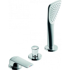 Змішувач на борт ванни Kludi Ameo 414480575 (на три отвори), фото 