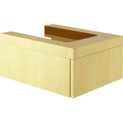 Тумба подвесная Kludi Esprit 56S0463 (40 см, клен), фото 