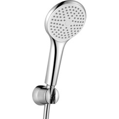 Лейка для душа Kludi Freshline 678500500 (однорежимная, с шлангом и держателем), фото 