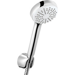 Лейка для душа Kludi Logo 680100500 (однорежимная, с шлангом и держателем), фото 