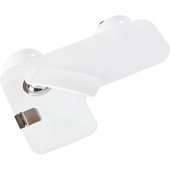 Смеситель для ванны Kludi Balance 524459175 (белый, с полочкой), фото 