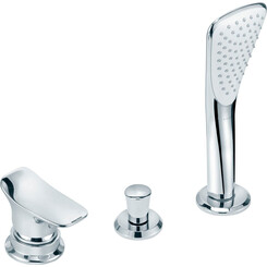 Змішувач на борт ванни Kludi Ambienta 534480575 (на три отвори), фото 