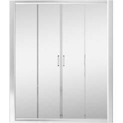 Душевая дверь Ravak Rapier 0ONG0U00Z1 (120 см, стекло прозрачное, профиль сатин), фото 