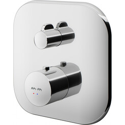 Внешняя часть термостатического смесителя для ванны Am.Pm Sensation F3085500, фото 