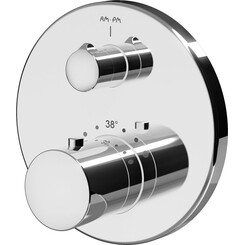 Внешняя часть термостатического смесителя для душа Am.Pm Like F8075600, фото 