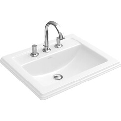 Раковина під три отвори Villeroy & Boch Hommage 7102A1R2, фото 