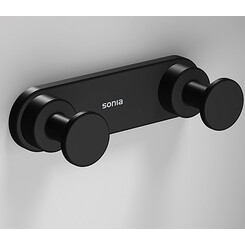 Гачок подвійний Sonia Tecno Project Black 172320, фото 