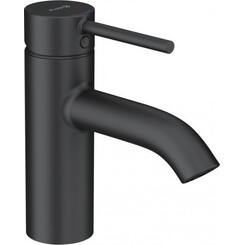 Смеситель для умывальника Kludi Bozz 382883976 (черный, с донным клапаном), фото 