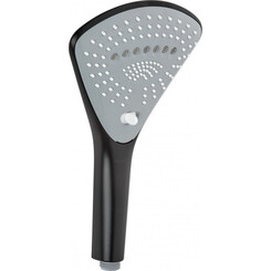 Лейка для душа Kludi Fizz 6770039-00 (черная/хром, трехрежимная), фото 