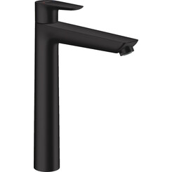 Смеситель для раковины высокий, черный матовый Hansgrohe Talis 71716670, Цвет производителя: черный матовый, фото 
