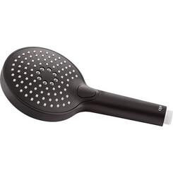 Лейка для душа Qtap Rucni QTRUCA120O3KBB (черная, трехрежимная), фото 