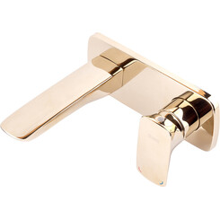 Смеситель для умывальника скрытого монтажа Newarc Life 981578 (золотой), фото 