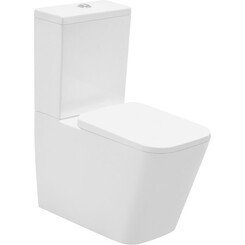 Безободковый унитаз-компакт Asignatura Angle Rimless 87802505 (с сиденьем), фото 